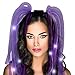 FlashingBlinkyLights Light Up Purple Hair Noodles Headband (Set of 12)