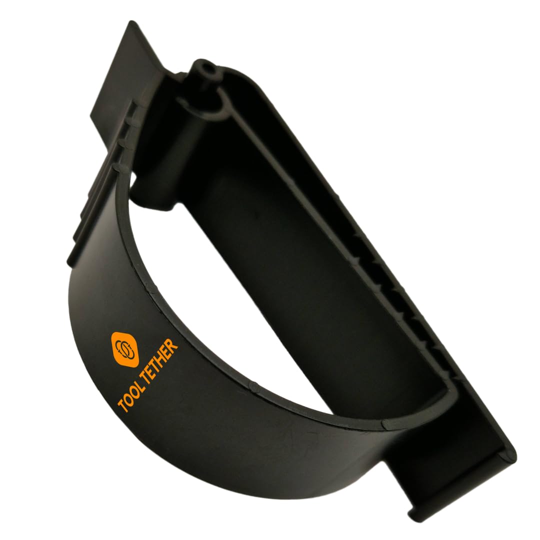 Tool Tether Hard Hat Holder Belt Clip - Versatile Utility Catcher for Helmets, Gloves, PPE accessories, Wires, Ear Muffs - Safety & Utility for Worksites - Black 1-Pack - Image 3