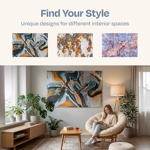 Image of XL Acoustic Wall Panels 6-Pack Decorative Acoustic Panels High Density Sound Absorbing Wall Art 70.86X47.24 Inches with Self-adhesive for Studio Home and Office - Echo Dunes