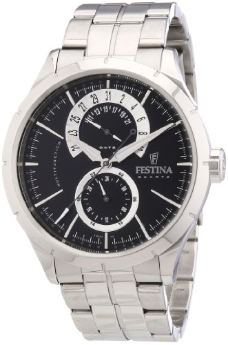 Preisvergleich Produktbild Festina Herren Analog Quarz Uhr mit Edelstahl Armband F16632 / 3