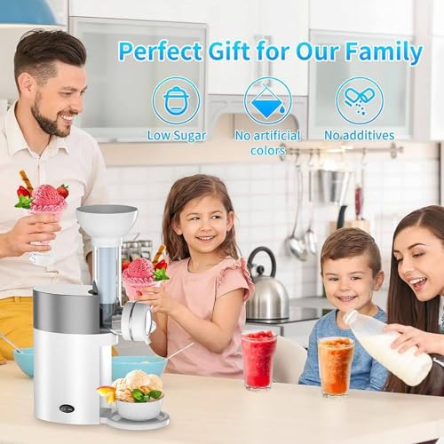 LTdlhFk Eiscreme-Maschine,Kinder Home Soft Serve Eiscreme-Maschine,DIY Hausgemachte Milchshake-Maschine,Mini Slush-Maschine,Strand Küche,Purple – Bild 3