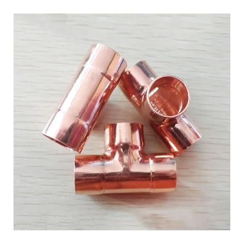 Rvblrdse One Color 89Mm Inner Dia X1.8mm Thickness Copper Equal Tee Socket Weld End Feed Coupler Plumbing Fitting Water Gas Oil
