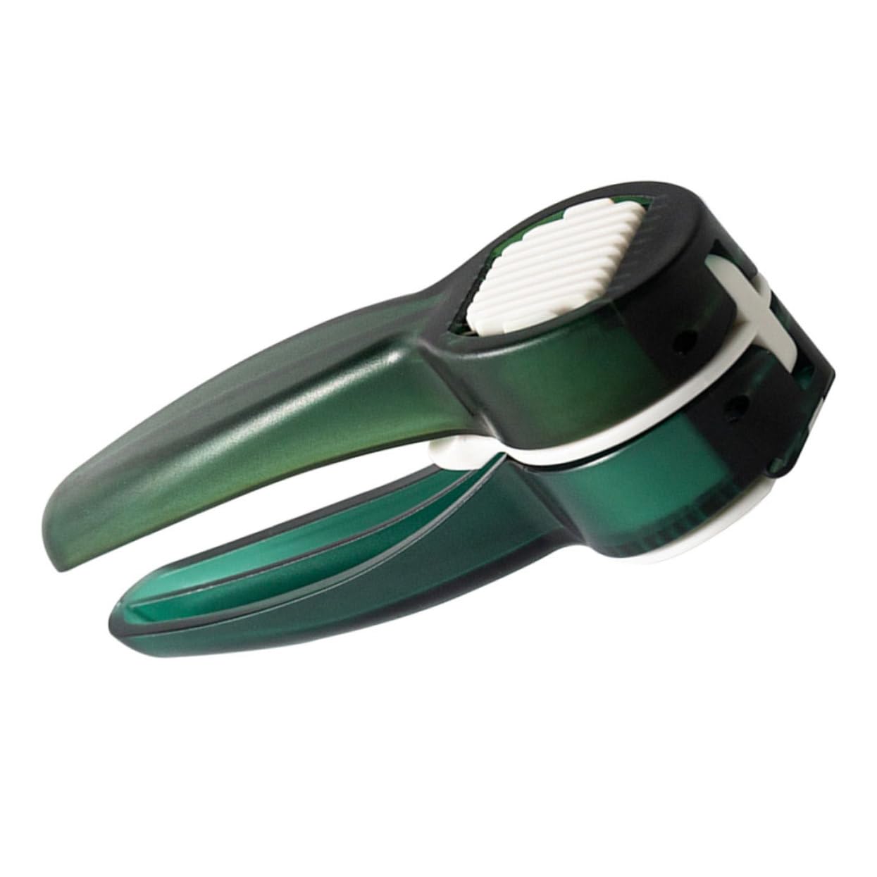 PRETYZOOM Professional Double Sided Garlic Press Manual Ginger Mincer Slicer Hand Held Design for Easy Use Kitchens Restaurants More Convenient Kitchen Tool
