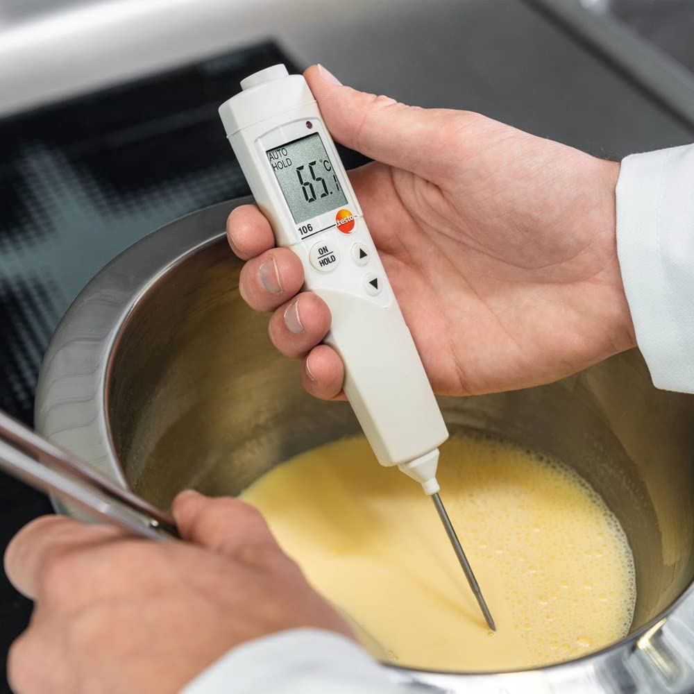 *En tus manos en 2 días*Termómetro de alimentos de lectura instantánea | Termómetro inalámbrico de seguridad alimentaria | Termómetro de carne | Medidor de temperatura de alimentos | Testo 106