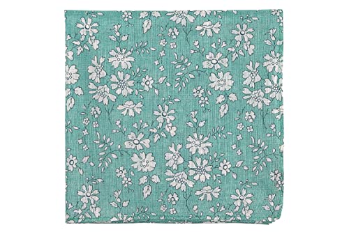 DDintex ディーディーインテックス FLORET LONDON ビンテージクロス SLカペル ブルー 50×50cm