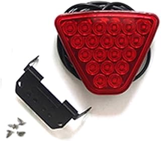 F1 12V LED Rear Brake Light and Safety Stop Signal with Warning Tail Light for Cars, Trucks, SUVs, Red, 1 Piece (Re)