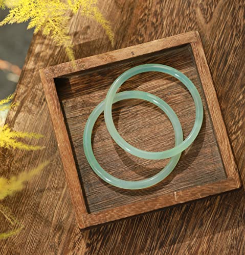 Image of Natural Agate Bracelet Bangle With Gift Box Free