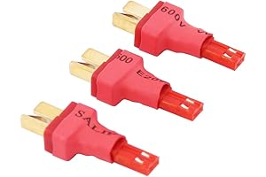 3-Pack T-Plug Male to Male JST 2-Pin Adapter Connectors