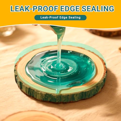 Image of Resin Tape for Epoxy Resin Molding - 2 inch x110' for High Temp Resin Tape | 500F Heat Resistant, Green Silicone Adhesive | DIY & Powder Coating - 2 Pack