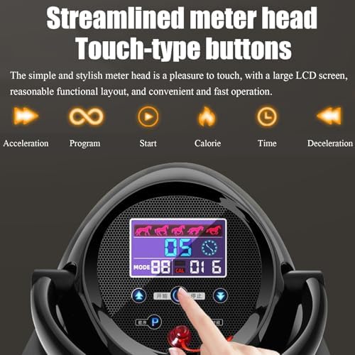 Electric Horse Riding Machine - Abdominal Workout Trainer, Indoor Gym Exercise Equipment for Core Strength & Cardio, Perfect for Home Fitness (Black)