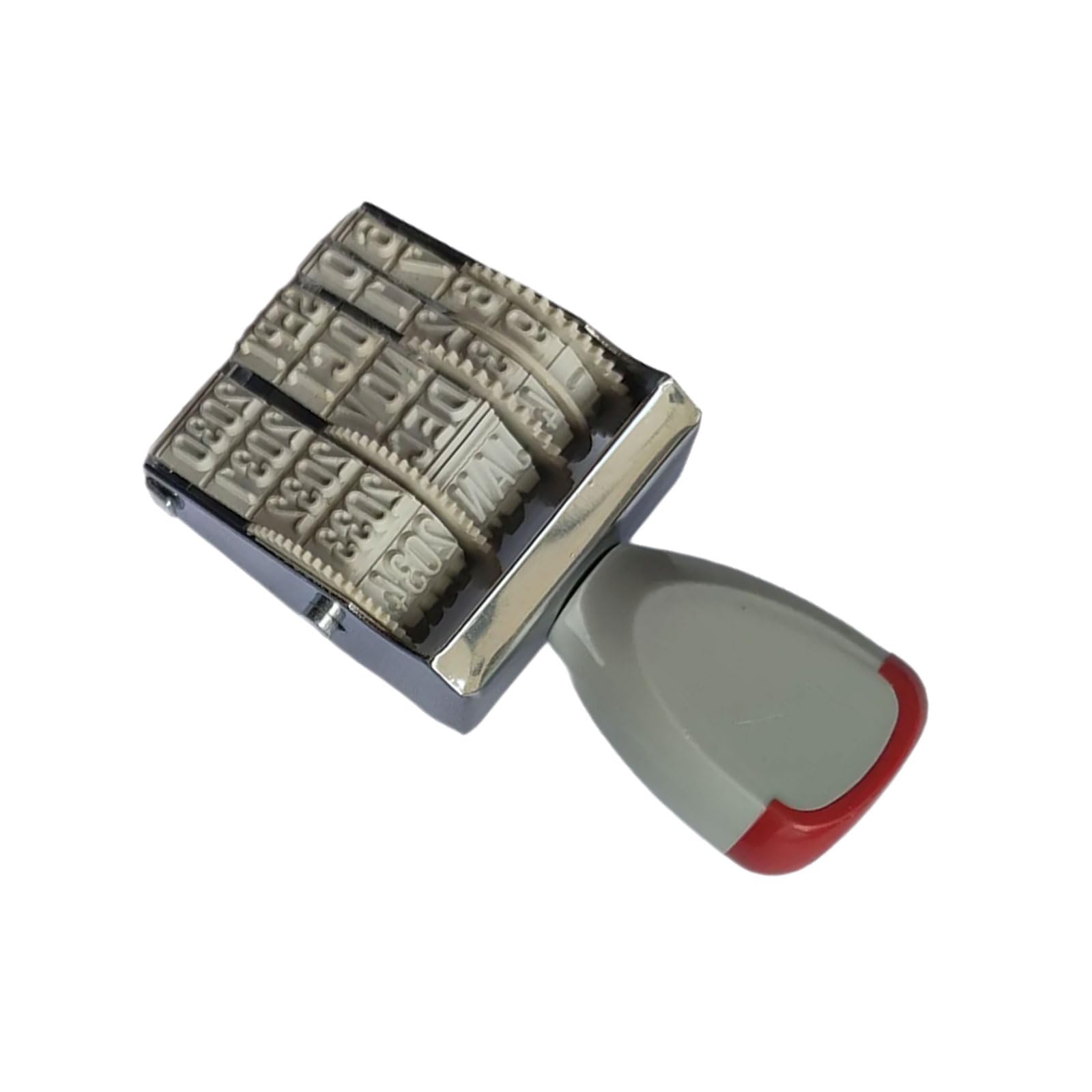 English/Spanish/French Date Stamp Number Adjustable Digits Inking Dater for Multifunctional