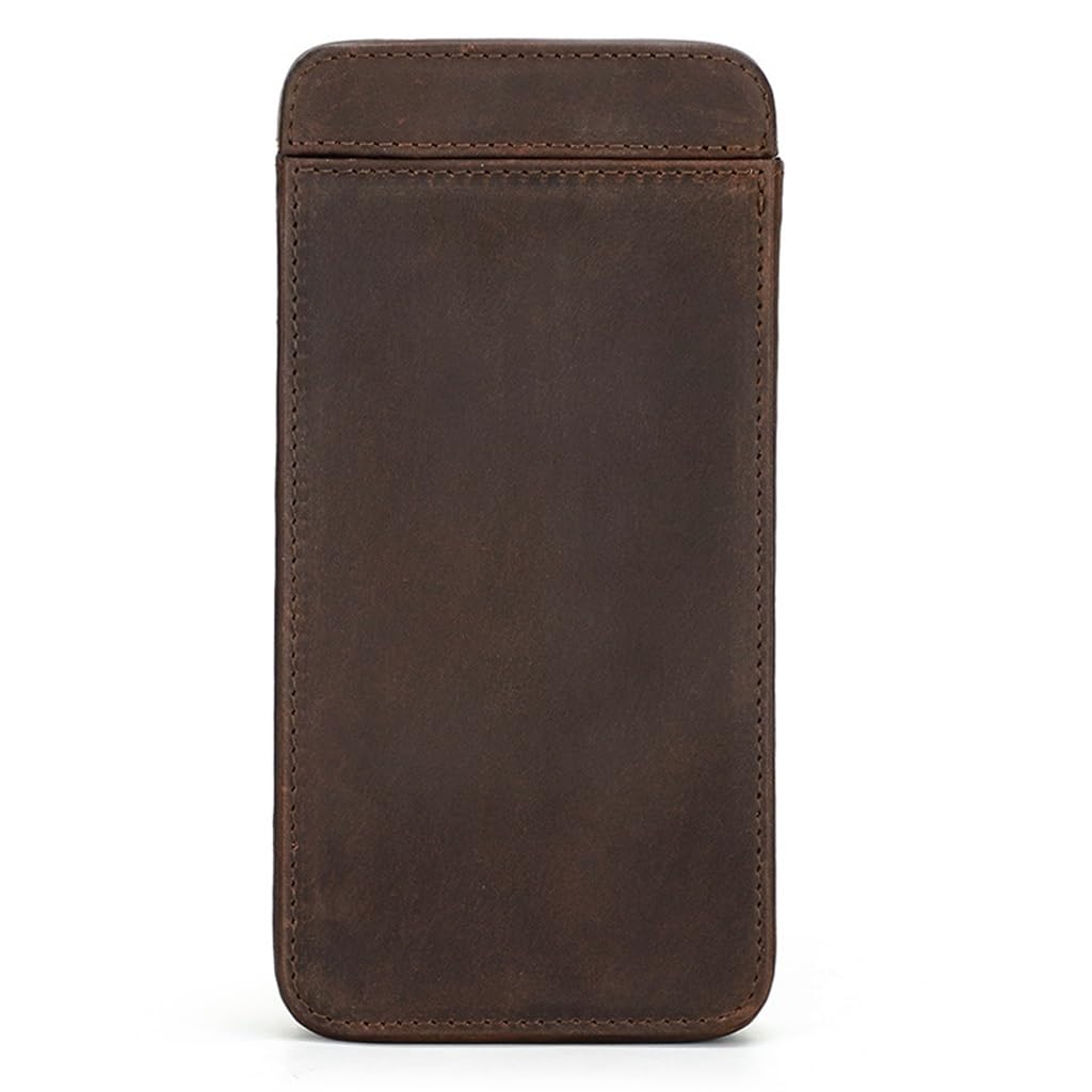Boîtier de montre rectangulaire en cuir fait main pour rangement luxe
