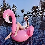 Gcxzb Schwimmreifen Luftbetten 2019 Neue Erwachsene Flamingo Floating Reihen Aufblasbare Spielzeug, Schwan Floating Bett Recliner Schwimmenring 150 * 150 * 90 cm
