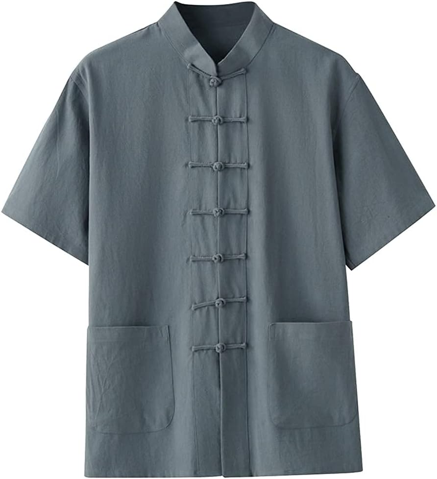 Giacca Tang Uomo - Cappotto Tradizionale Cinese Per Kung Fu E Cerimonie - Foto 9