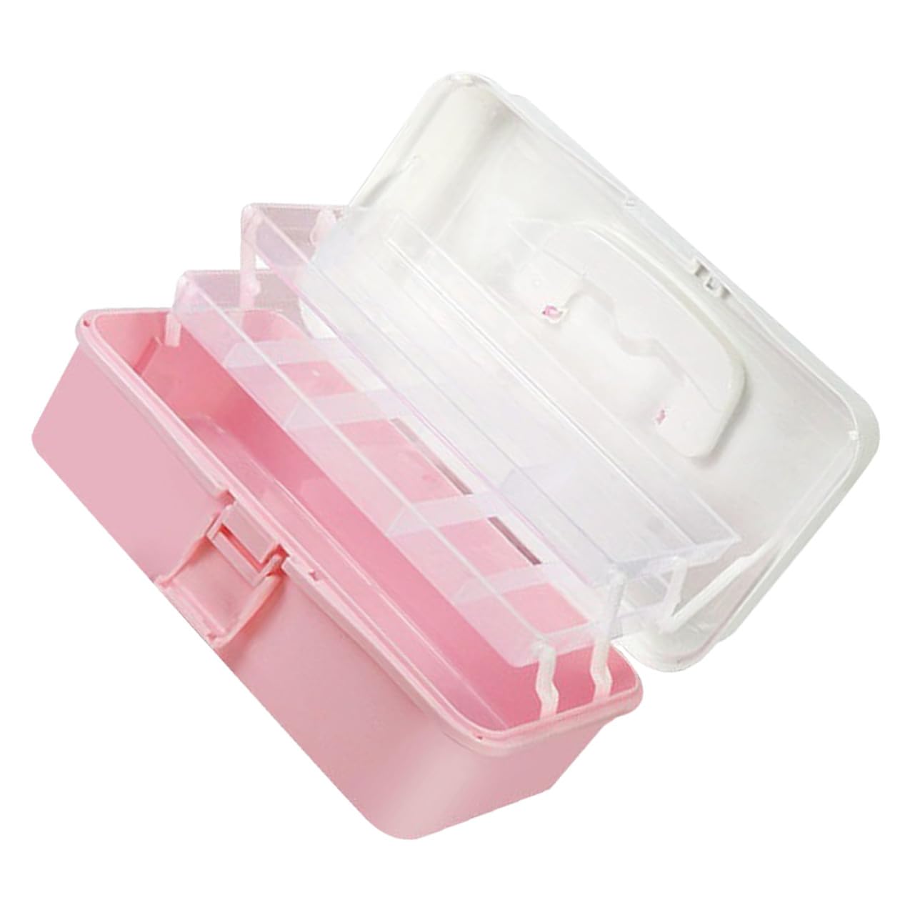TOYANDONA Caja de Almacenamiento Portátil para Organizar Accesorios y Esmaltes Diseño Multicapa y Material Pp Resistente para Herramientas de Arte y Papelería
