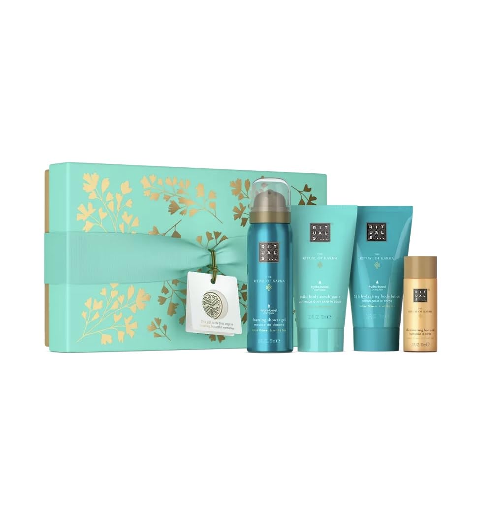 Amazon.com : RITUALS Karma Giftset Body Cream 2.36 oz, Body Oil 1