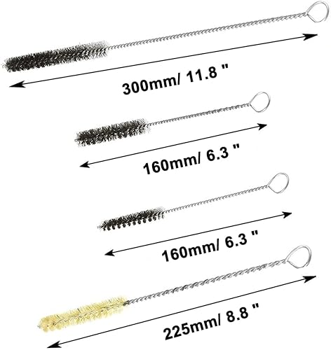 Miniatura 2 de Kit de limpieza de pistola pulverizadora de 27 piezas con filtros de pistola de pulverización, kit de limpieza de pistola de pintura, kit de