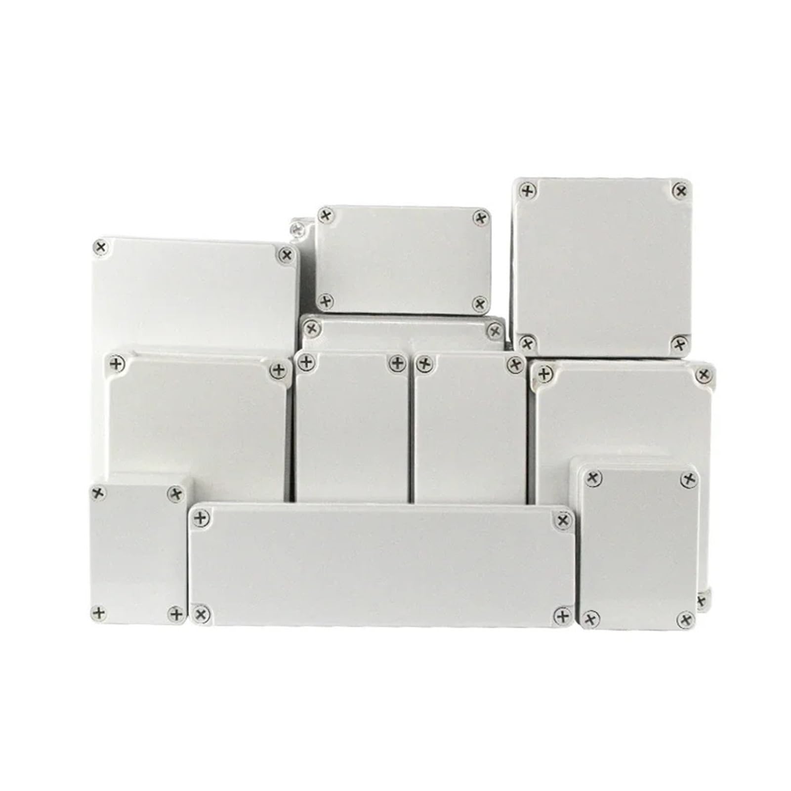 Scatola di derivazione impermeabile Custodia in plastica impermeabile Custodia elettronica for strumenti ip67 Scatola elettrica Scatola di giunzione esterna in ABS Housin 1Pc(100x100x100)
