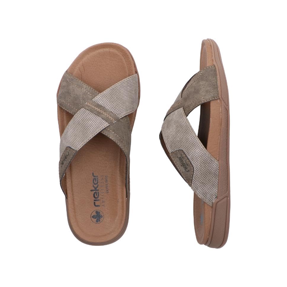 Mules Rieker 27080 homme sandales ouvertes légères et souples - 7