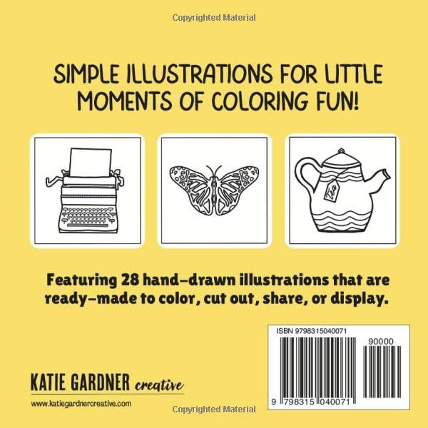 Tiny Joys Tiny Coloring Book image 3