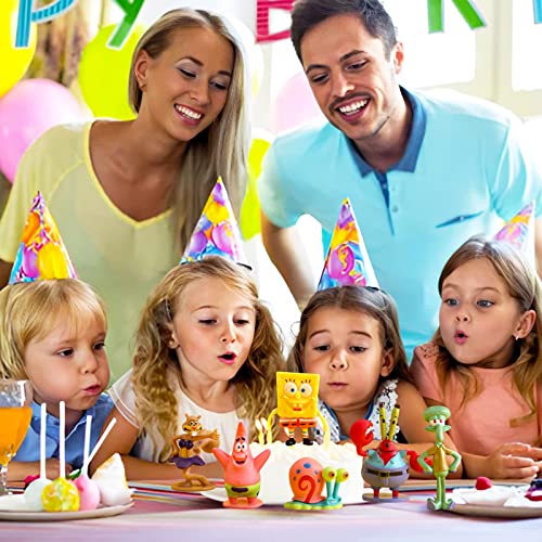 SpongeBob SquarePants Taarttoppers, SpongeBob Figuren Set, SpongeBob Taartdecoraties, Cupcaketoppers voor Kinderen… - Image 6