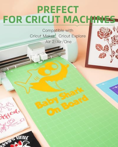 Image of 4PCS Mats, 3 Pack with Scraper Tool, Blue Green Purple Cutting Mats for DIY Craft Projects, Standard Grip for Medium Weight Materials, Compatible with Machines