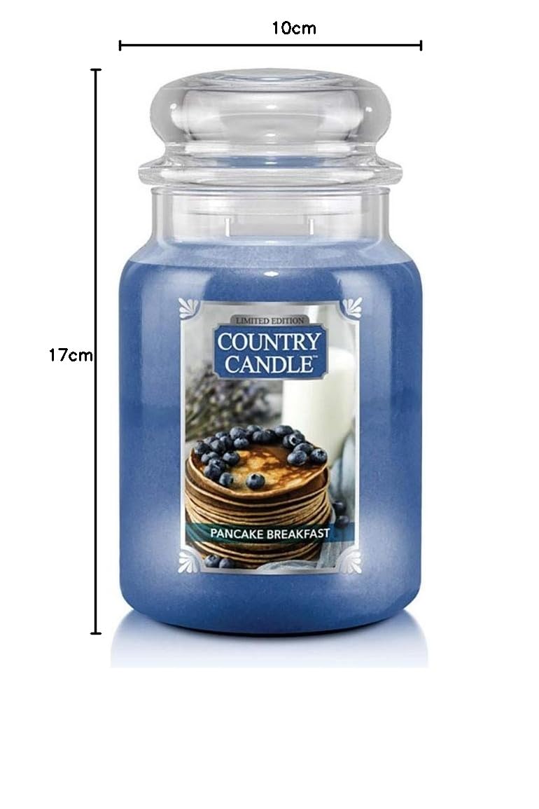 Limited Edition - Pancake Breakfast - Duftkerze Large (24 oz) - 680 g - Brenndauer bis zu 150 Stunden