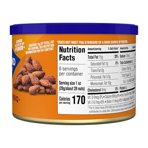 Image of Blue Diamond Almonds Habanero BBQ Snack Nuts, 6 oz, Pack of 1