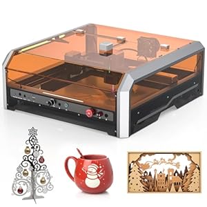 L8 Lasergraveerder, 40 W uitgangsvermogen, lasersnijder, ingebouwde acrylbehuizing met ontluchting, 40.000 mm/min, all-in-one lasergraveermachine, luchtondersteuningspomp, honingraatstructuur, camera