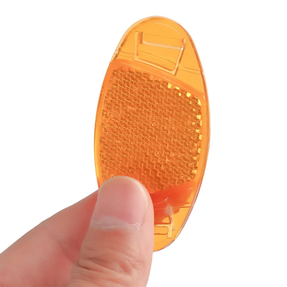 8er Set Orange Fahrrad Pedal Reflektoren - Sicherheitsreflektoren Für Bessere Sichtbarkeit