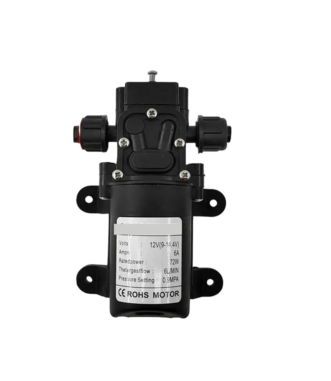 Genterun B Type Reflux 72W Pump 12Vdc Micro Electric Diaphragm Reflux Water Pumps Automatic Switch 6L/Min(B Type Reflux)