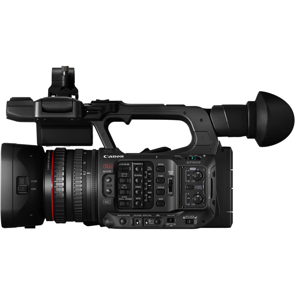 Amazon.com : Canon XF605 UHD 4K HDR Pro Camcorder (5076C002) + Bag