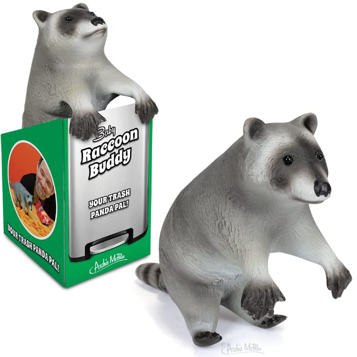 Mcphee Archie Hilarious and Funny Adorable and Cute Posable Baby Raccoon Buddy, 12966