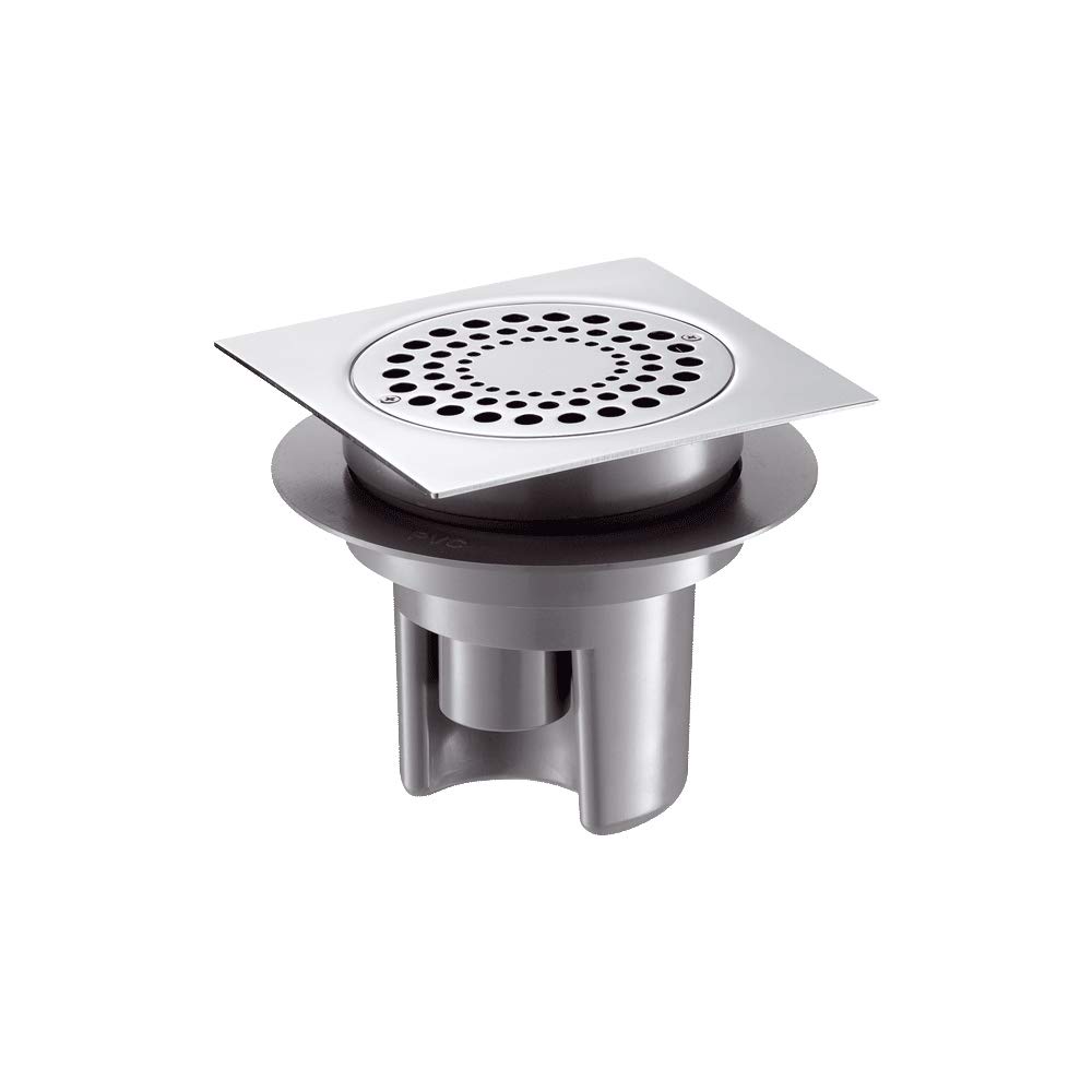 Delabie DEL00021 Siphon réglable Sol Dur 150x150 Sortie Ø40-683001