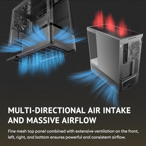 Image of Antec C6 Curve Air Mid-Tower ATX PC Case, 3 PWM Fans Included