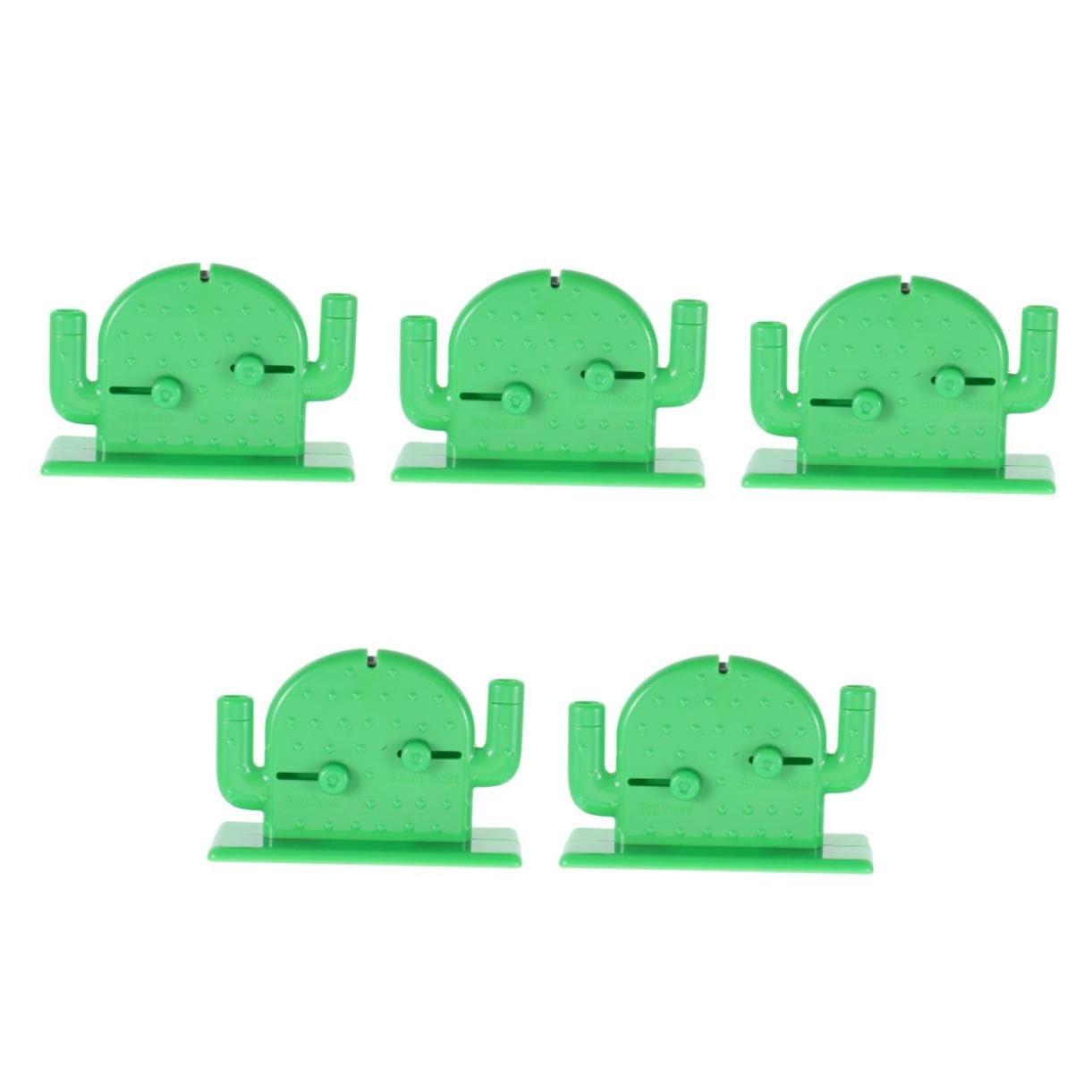 SHINEOFI 5 Piezas Enhebrador De Agujas De Cactus Enhebradores Enhebrador De Coser a Mano Bobinas Herramienta De Reemplazo De Cordón Herramienta Enhebrador De Agujas Neón El Plastico Green