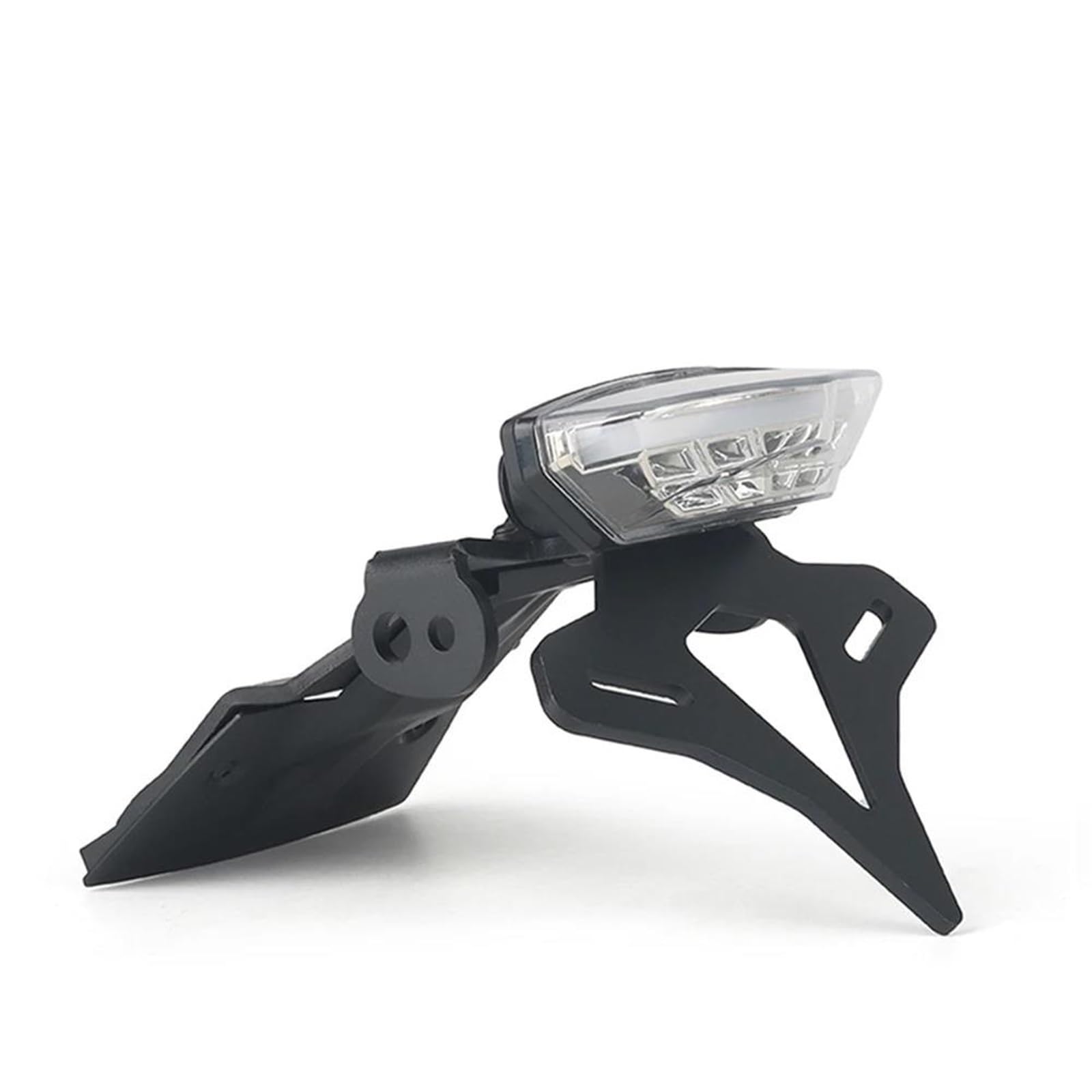 Portatarga Moto Per Suzuki GSX-8S GSX8S Moto Coda Corta Posteriore Staffa Targa Contropunta Luce A LED Integrata(B)