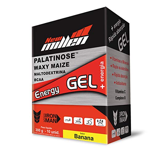 Iron Man Instant Energy Gel - 10 Unidades 30G Banana - New Millen, New Millen