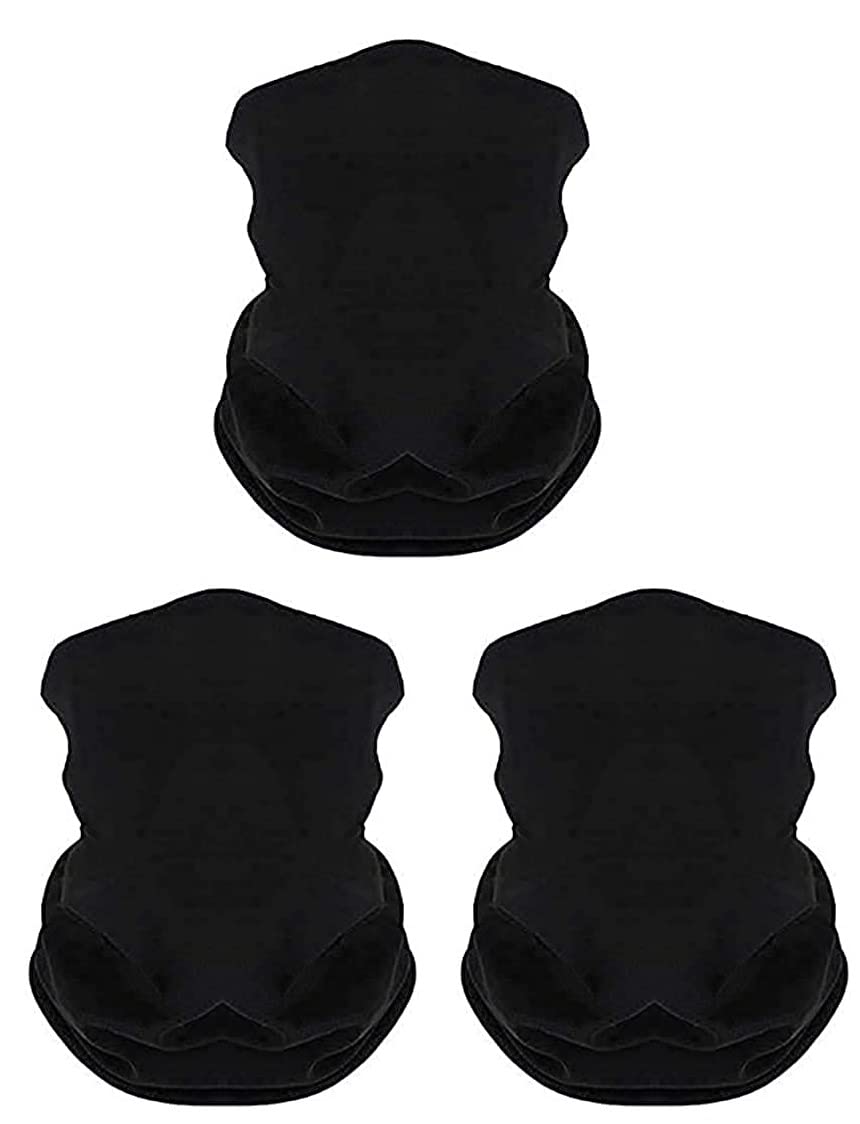 Gajraj Cotton Bandana Neck Gaiter Face Mask for Men & Women (Pack of 3)