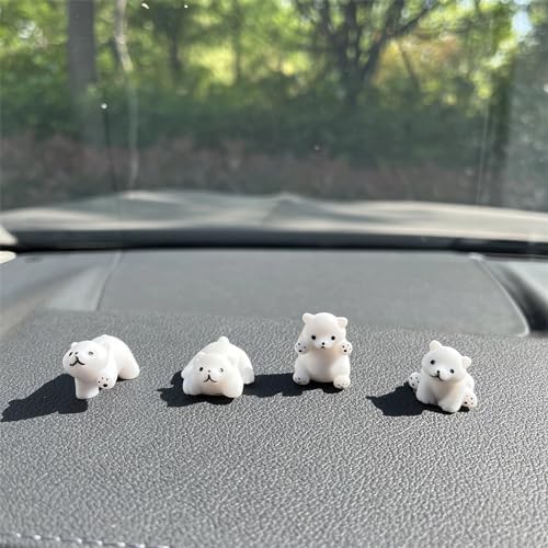 Cute Car Rearview Mirror Accessories for Car Polar Bear Interior