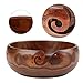 Hilitand Yarn Bowl,Handcrafted Yarn Ball/Skein Storage Bowl Holder Crochet Yarn Holder Bowl with Holes for Knitting & Crochet Yarn Storage(18-20CM)