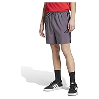 adidas Uomo Essential Three Stripes Chelsea Base Short, Grey Strata/Black