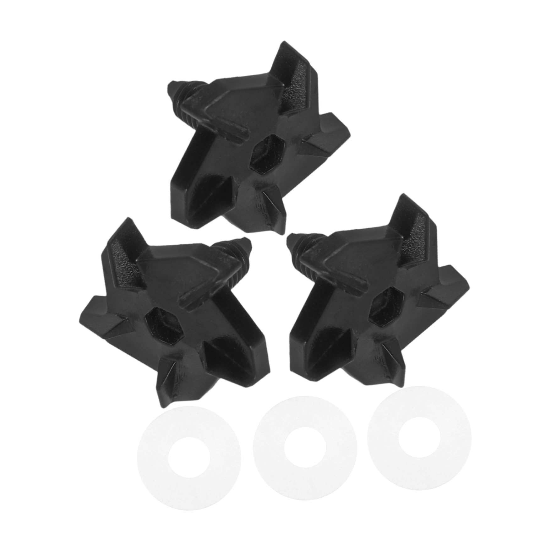 Cabilock 1 Set Football Clips Screws Attachment Replacement Mounting Helmets Safety Screws Visor Bolts Quick Release Buckle Kit Plastic