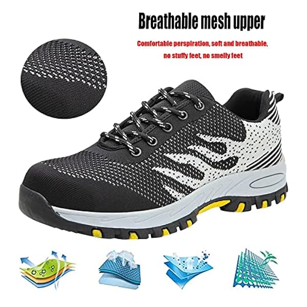 Stalen Neus Werkschoenen Veiligheidsschoenen,S3 Met Stalen Neus Zomerwerkschoenen Dames Veiligheidssneaker,▁