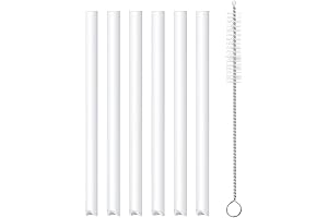 Reusable Replacement Straws Compatible with ThemosFlask Kids 14oz Water Bottle with Straw...