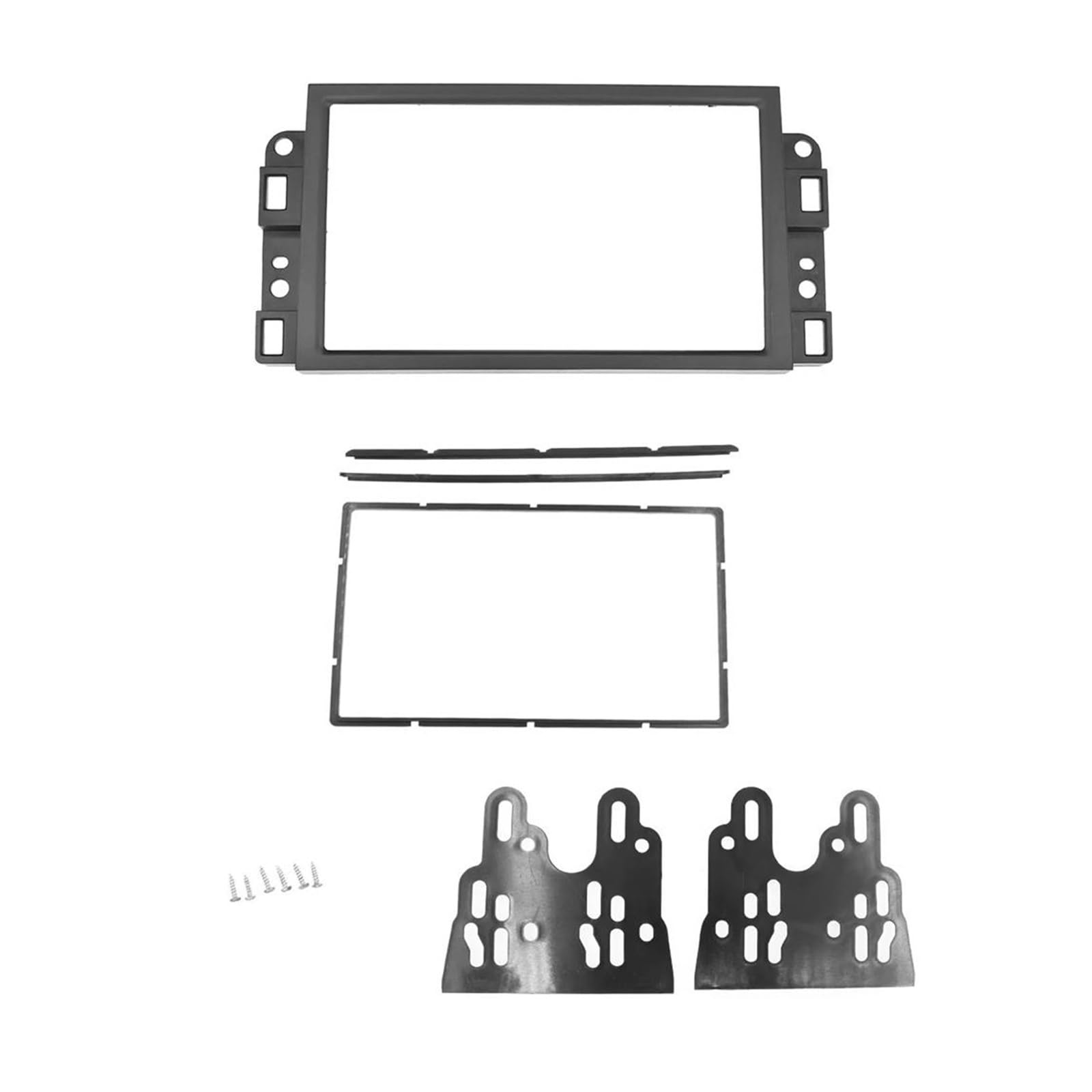Dashboard trim frame For Chevrolet For Captiva 2006-2011 For Lova For Aveo 2007-2011 2 Din Car Radio Audio Stereo Panel KMAGE