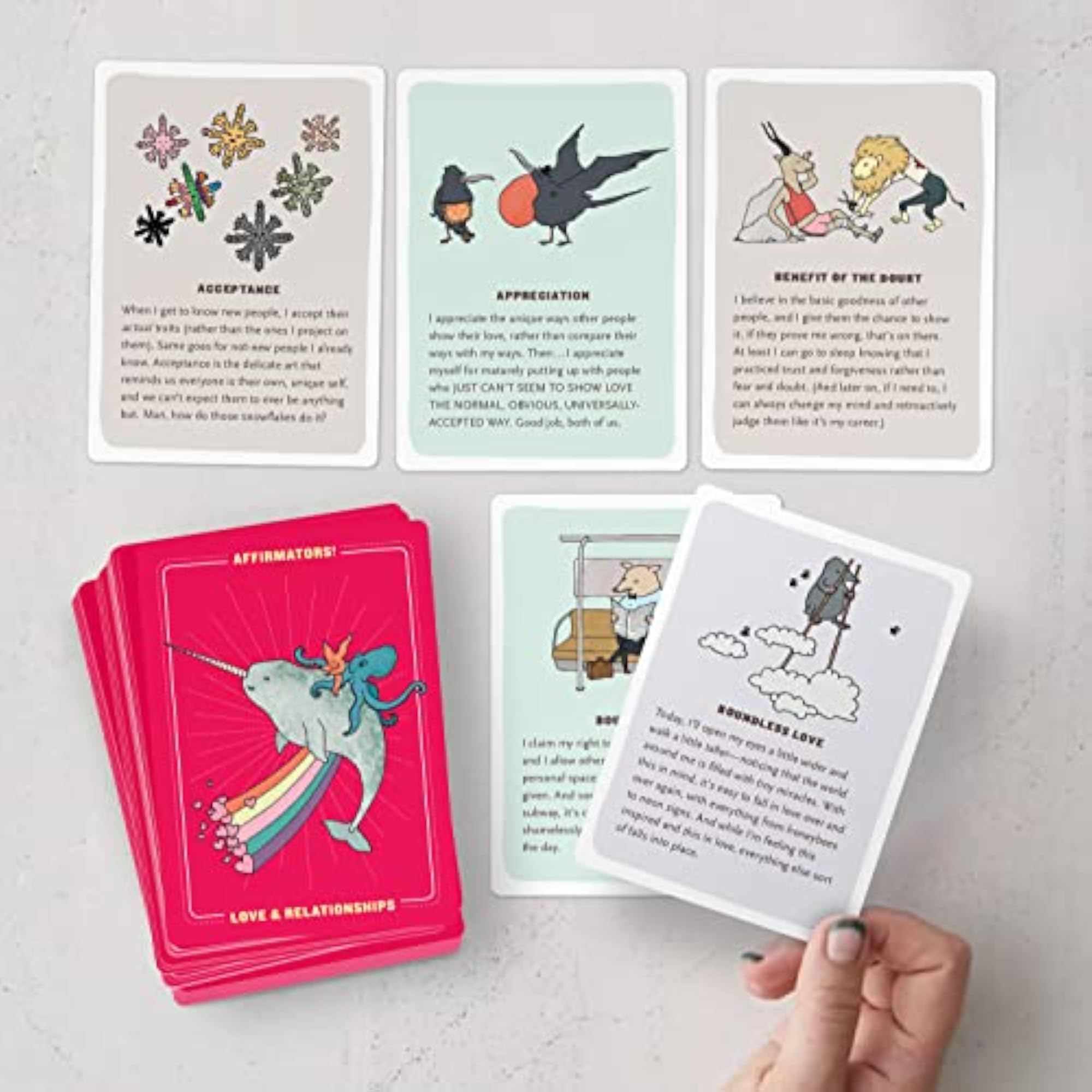 Love & Relationships Affirmators Deck: 50 Affirmation Cards