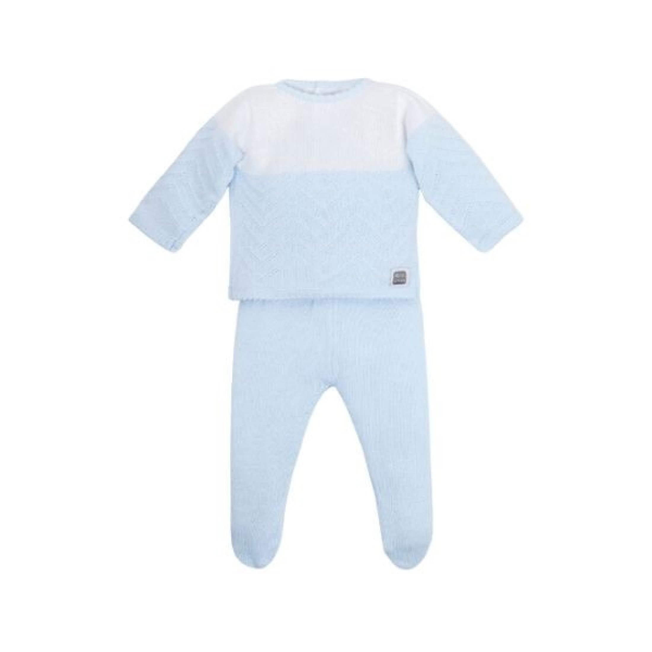 MINUTUS Conjunto Bebé Alfa, Ropa Recién Nacido, Jersey y Polaina 100% Algodón, 2 Piezas