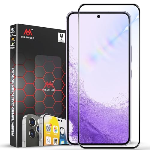 Image of Mr.Shield Top-Notch HD+ Tempered Glass Screen Protector Guard for Samsung Galaxy S22 and S23 5G (6.1 Inch), 9H Hardness, Military Grade Protection, Easy Installation kit