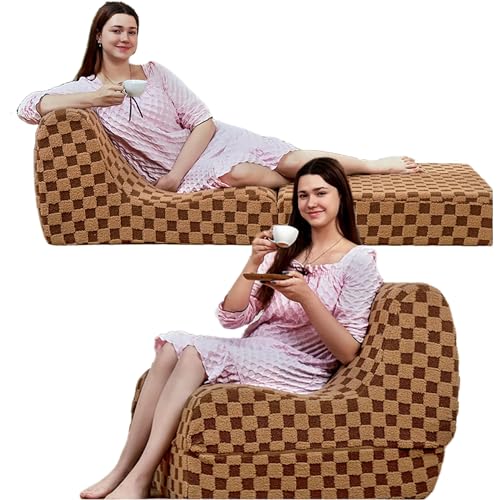 Bean Bag Chair for Adults, Folding Sofa Bed, Convertible Sleeper
